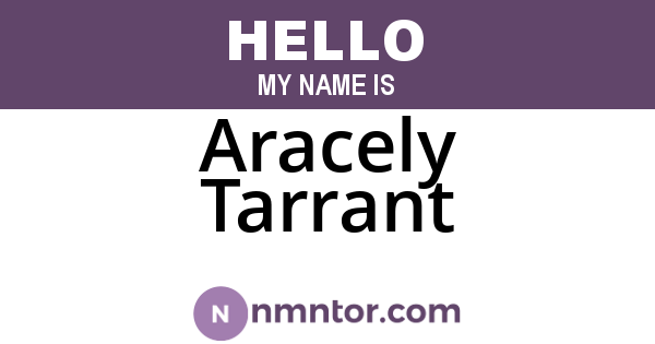 Aracely Tarrant