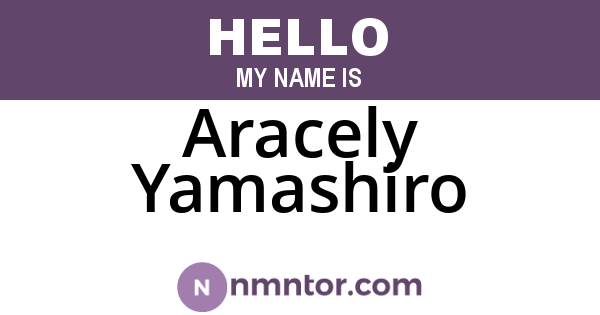 Aracely Yamashiro