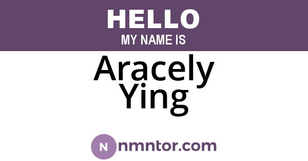 Aracely Ying