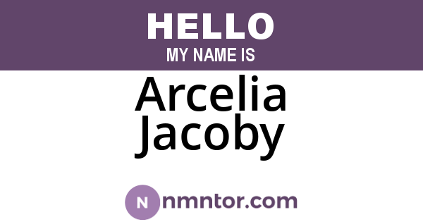 Arcelia Jacoby