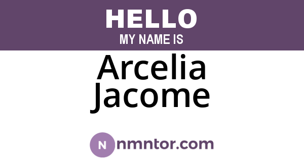 Arcelia Jacome