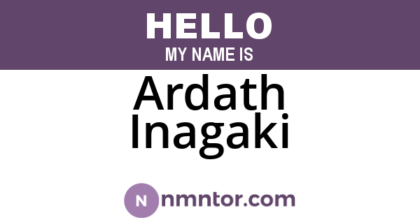 Ardath Inagaki