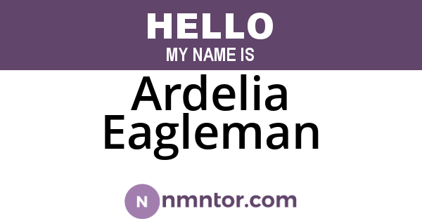 Ardelia Eagleman