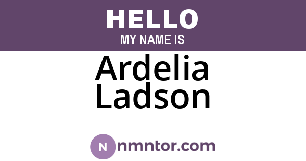 Ardelia Ladson