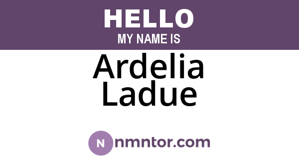 Ardelia Ladue