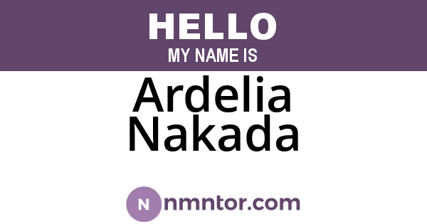 Ardelia Nakada