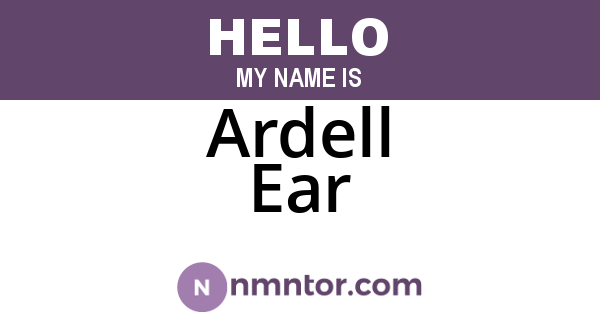 Ardell Ear