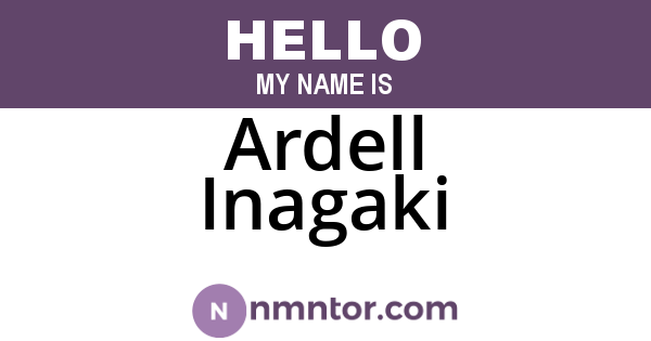 Ardell Inagaki