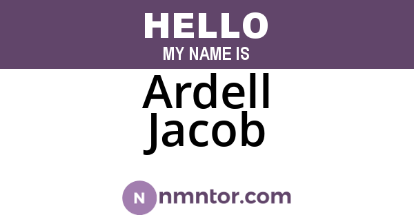 Ardell Jacob
