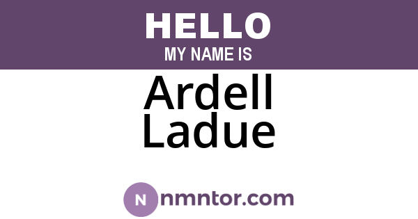Ardell Ladue