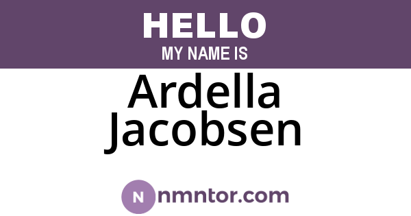 Ardella Jacobsen