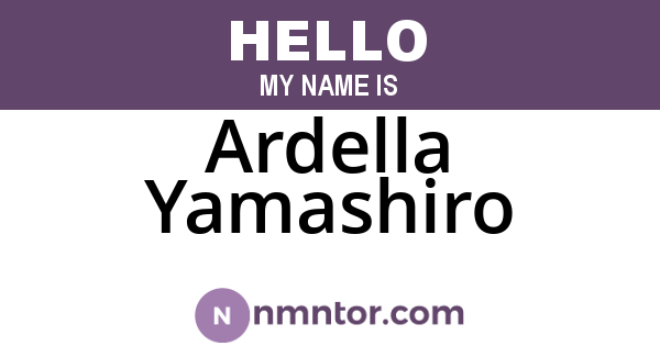 Ardella Yamashiro