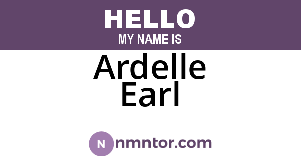 Ardelle Earl