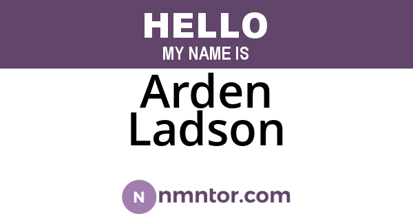 Arden Ladson