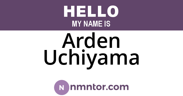 Arden Uchiyama