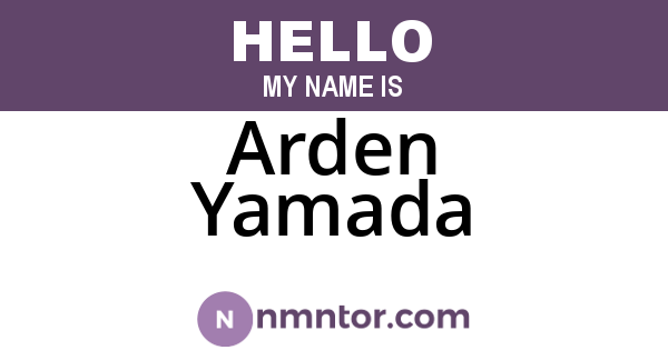 Arden Yamada