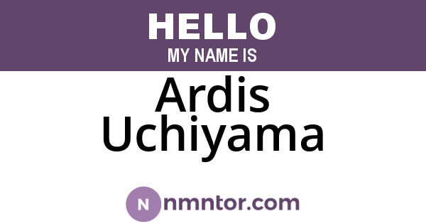 Ardis Uchiyama