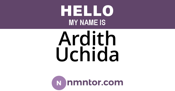Ardith Uchida