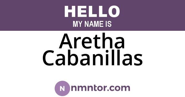 Aretha Cabanillas