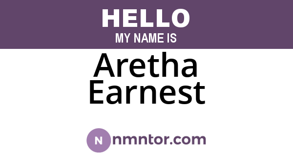 Aretha Earnest