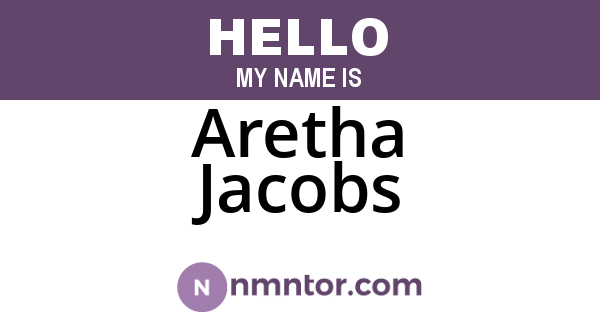 Aretha Jacobs