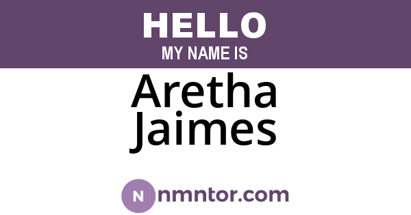 Aretha Jaimes