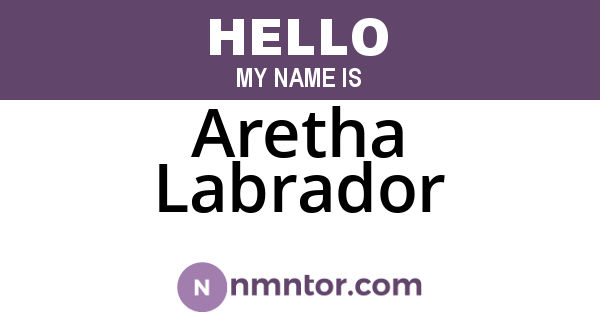 Aretha Labrador