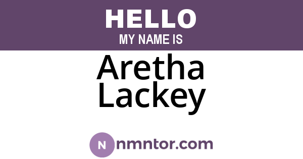 Aretha Lackey
