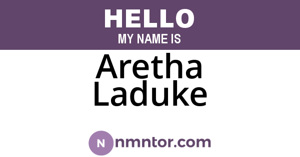 Aretha Laduke