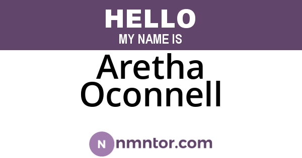 Aretha Oconnell