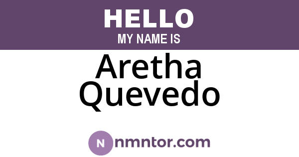 Aretha Quevedo