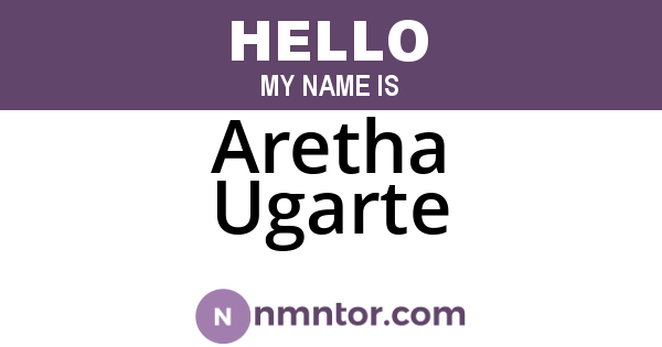 Aretha Ugarte