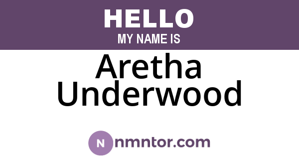 Aretha Underwood