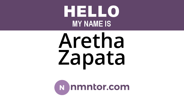 Aretha Zapata