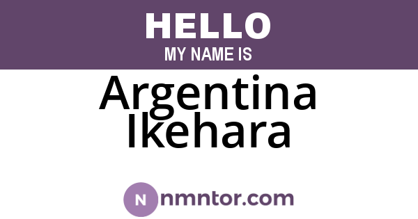 Argentina Ikehara