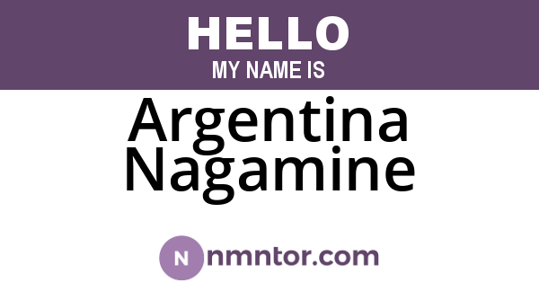 Argentina Nagamine