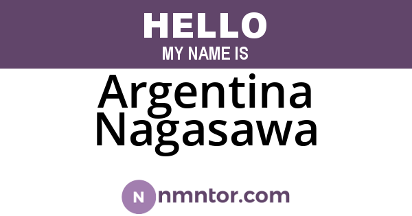 Argentina Nagasawa