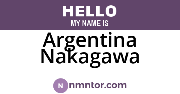 Argentina Nakagawa