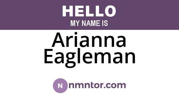 Arianna Eagleman
