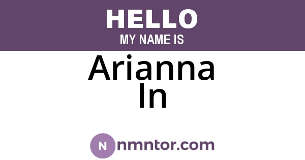 Arianna In