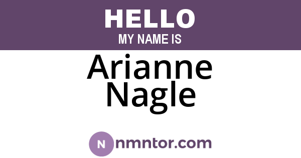 Arianne Nagle