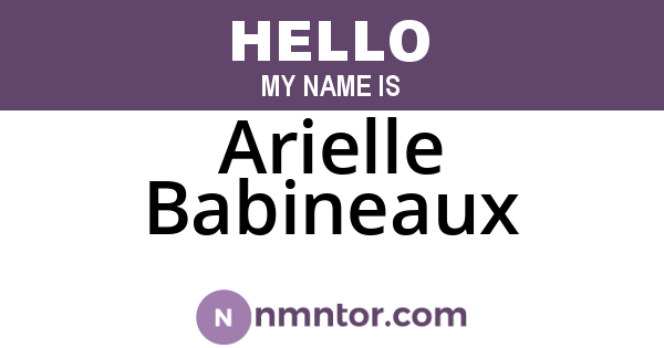 Arielle Babineaux