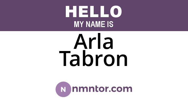 Arla Tabron