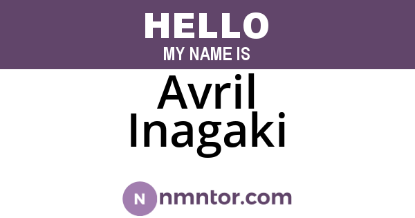 Avril Inagaki