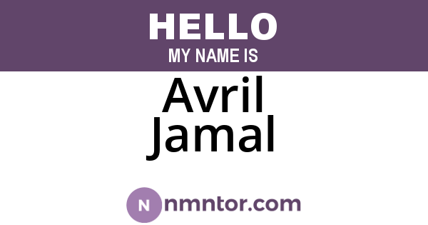 Avril Jamal