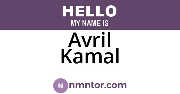 Avril Kamal