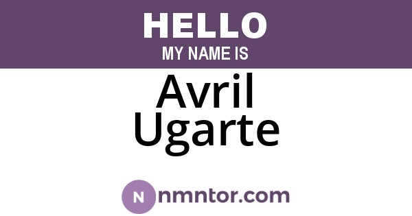 Avril Ugarte