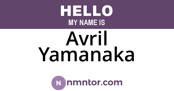 Avril Yamanaka
