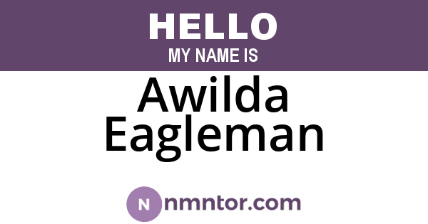 Awilda Eagleman