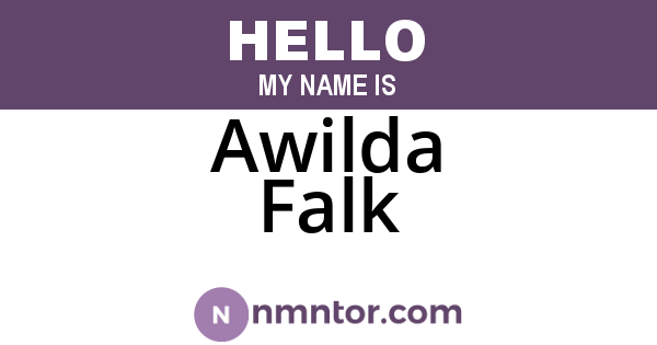 Awilda Falk